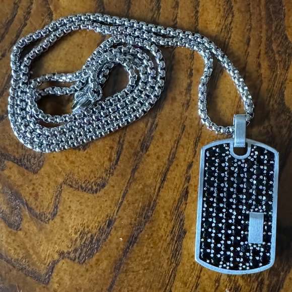 Style Stylish Neo Relique Men's Necklace with Dog Tag Pendant - Picture 11 of 12